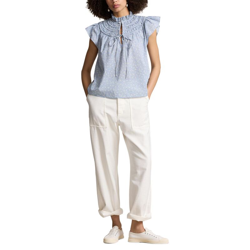 Polo Ralph Lauren Ss Melu Tp-Short Sleeve-Blouse image number 3